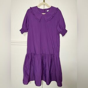 Melvin Dress Charming Purple Dress with Ruffle Accents size FR new with tag